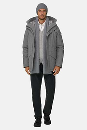 Parka Gemengd Wol Gemêleerd, Light grey, thumb, 2