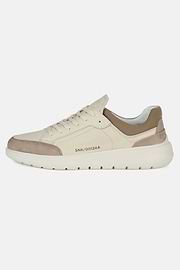 Sandfarbene Sneakers Aus Walkleder, Sand, hi-res