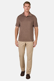 Hose Aus Baumwoll-Stretch, Beige, hi-res