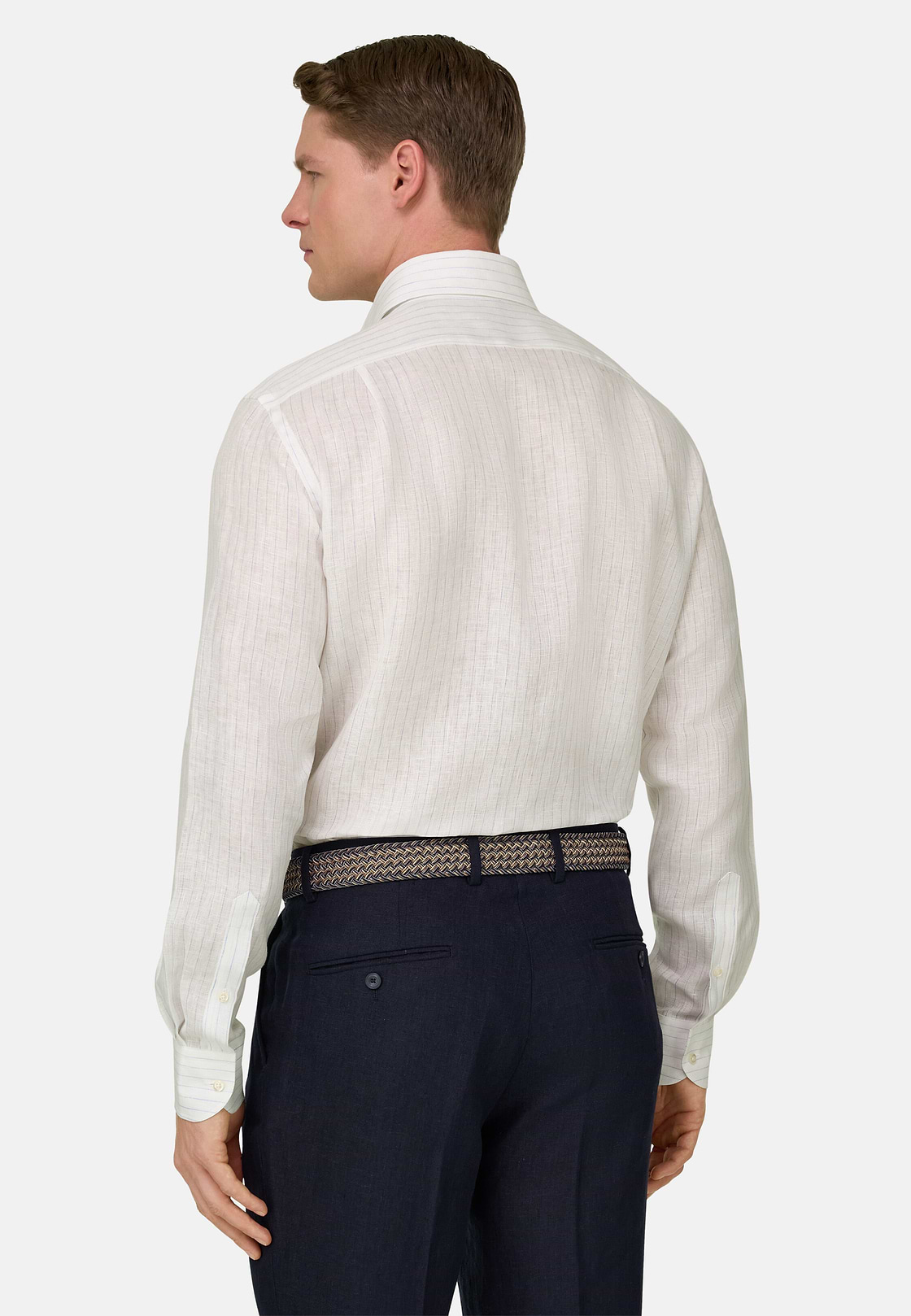 Hemd Aus Leinen Regular Fit, Hellblau, hi-res, 3