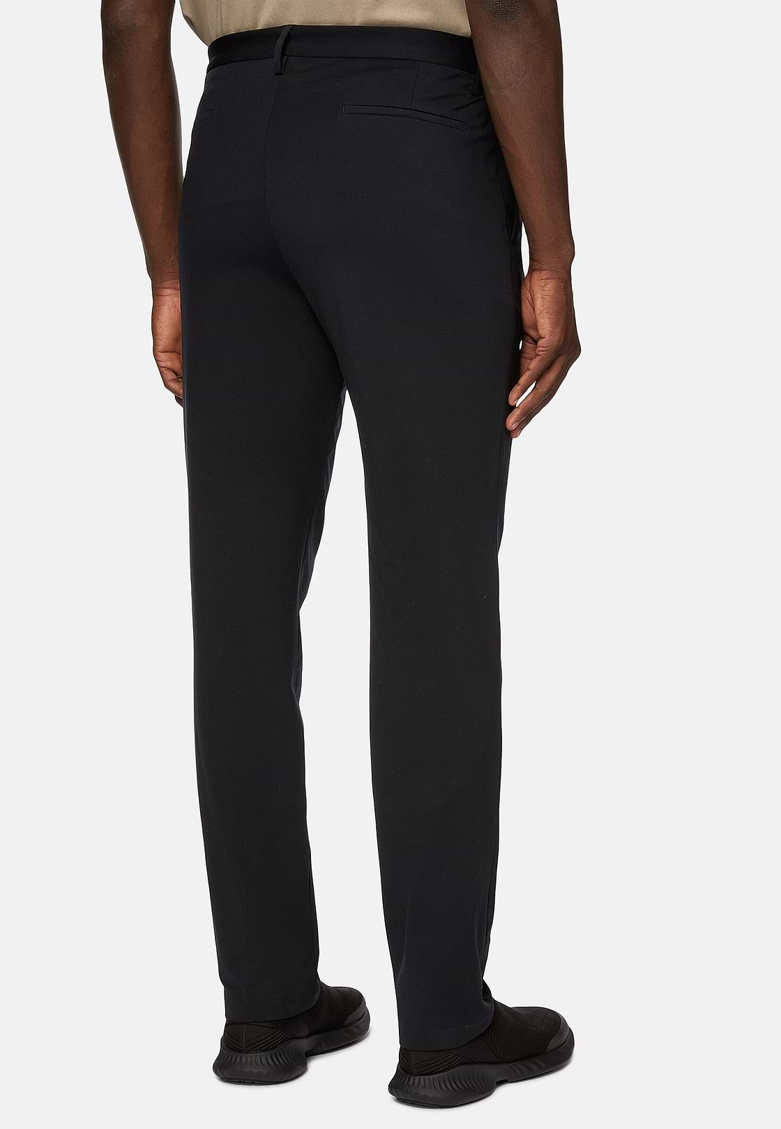 Pantalon En Nylon Extensible B Tech, Noir, hi-res