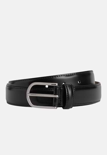 Cintura Con Imputure In Pelle Uomo Boggi Milano