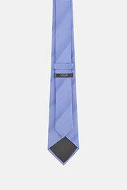 Regimental Silk Blend Tie, Light Blue, thumb, 3