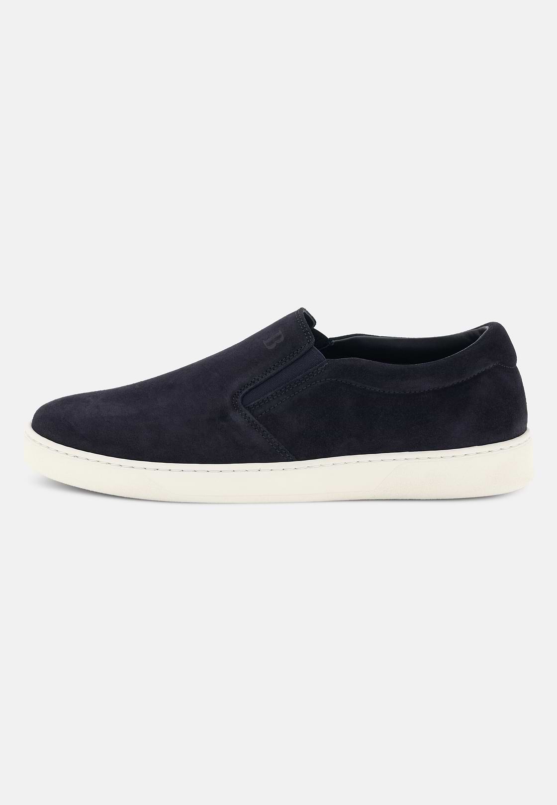Slip-On Heritage aus Wildleder, Navy blau, hi-res, 1