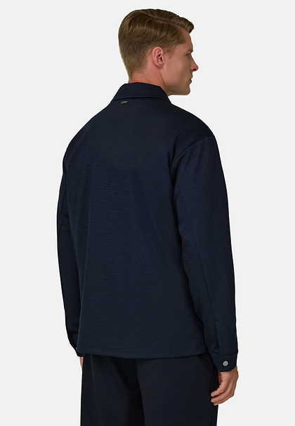Kurtka Koszulowa Wooltech, Navy blue, hi-res