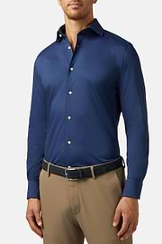 Ceinture En Daim, bleu marine, hi-res