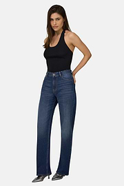 Top Aus Viskose-Nylon-Strick, Schwarz, thumb, 2
