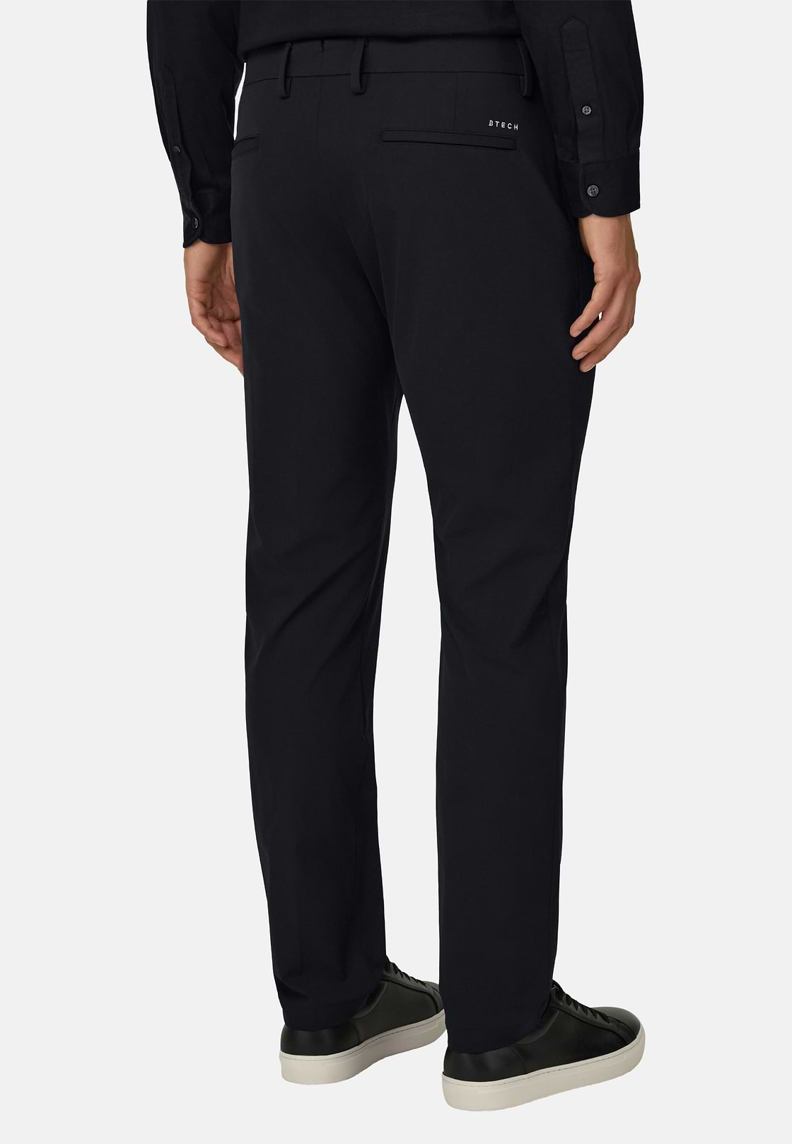 B Tech Stretch Performance Nylon Trousers, Black, hi-res, 5