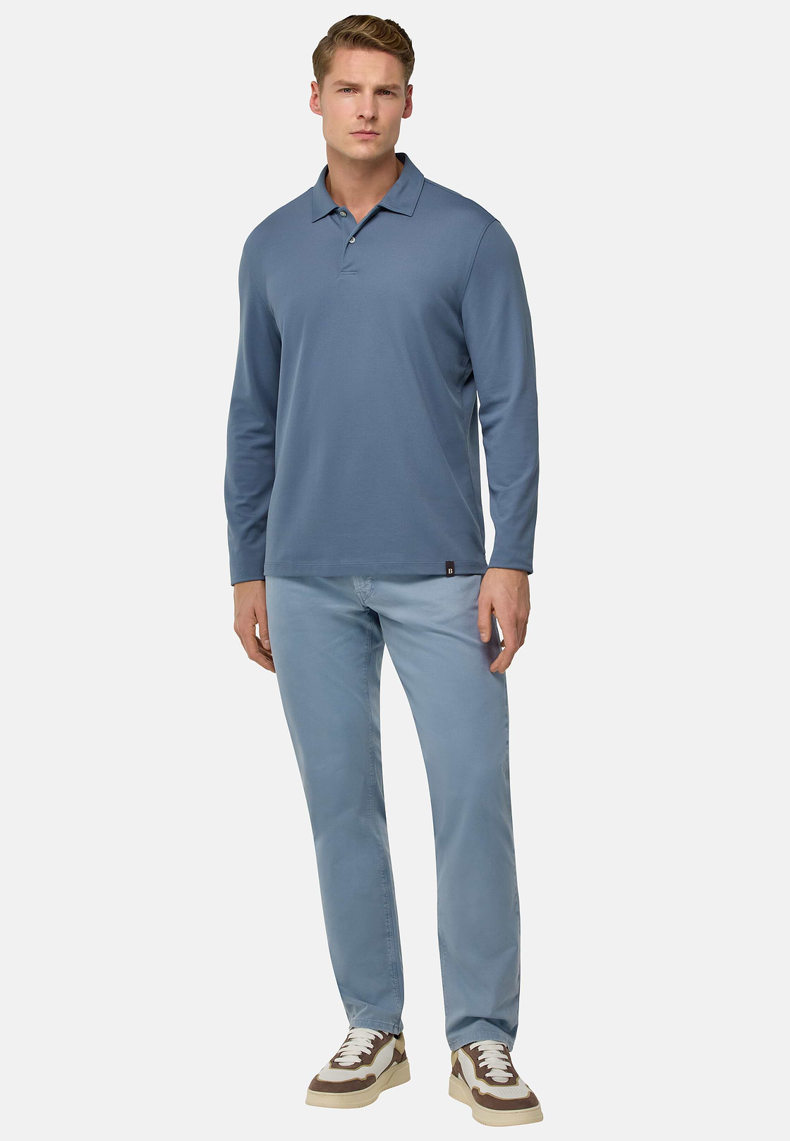 Stretch Cotton Jeans, Indigo, hi-res