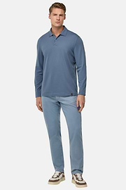 Stretch Cotton Jeans, Indigo, hi-res