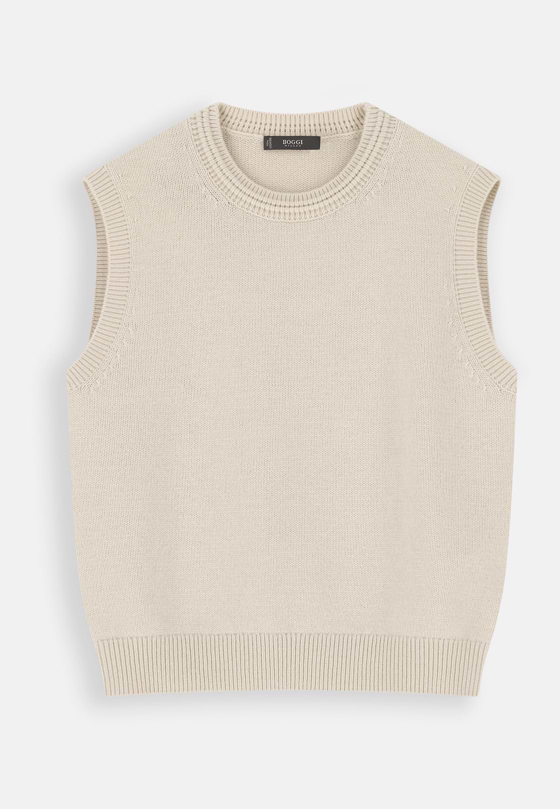 Vest Wool Cashmere, Sand, hi-res, 5