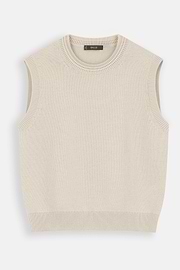 Vest Wool Cashmere, Sand, thumb, 5