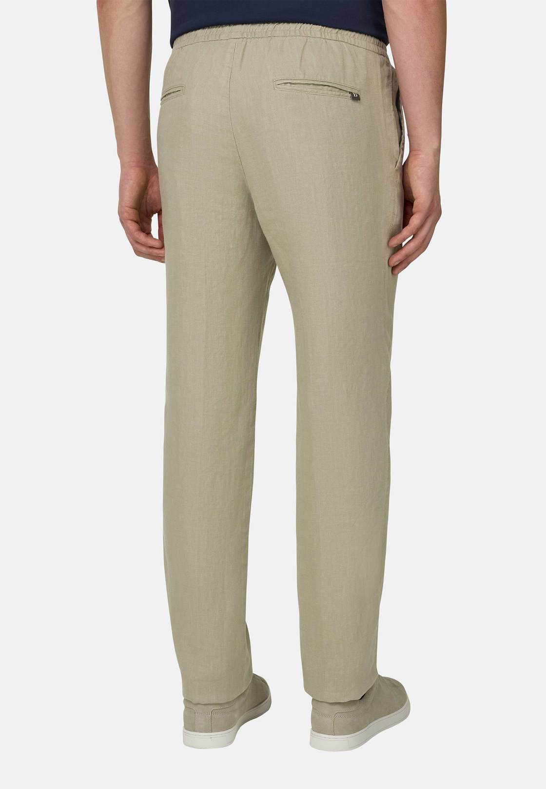 Linen Coulisse Pants, , hi-res, 3