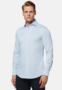 Polo Camicia In Jersey Giapponese Regular Fit