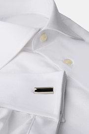 Bar logo cufflinks, Silver, hi-res