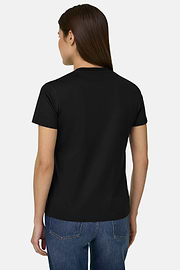 Cotton Silk T-shirt, Black, thumb, 3