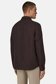 Hemd Aus Leinenmix Regular Fit, Dunkelbraun, thumb, 3