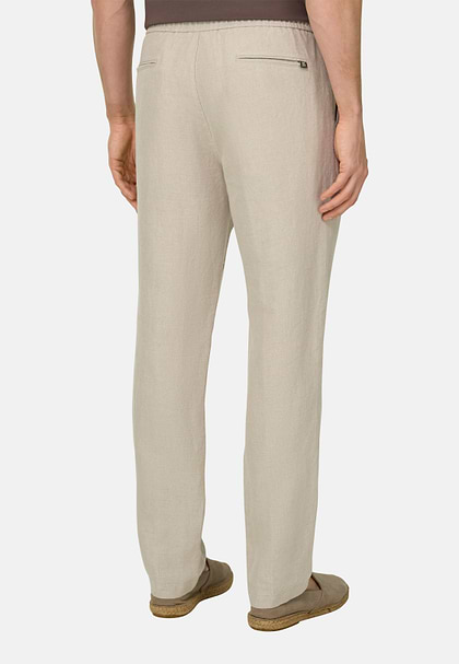 City Linen Trousers, Sand, hi-res