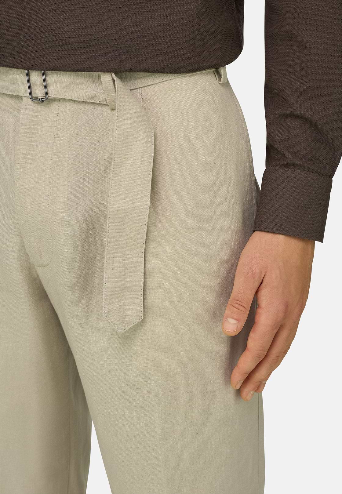 Linen Trousers, Sand, hi-res, 4