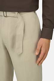 Linen Trousers, Sand, thumb, 4