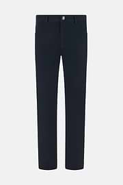Cotton Tencel 5 Pockets, Navy blue, thumb, 1