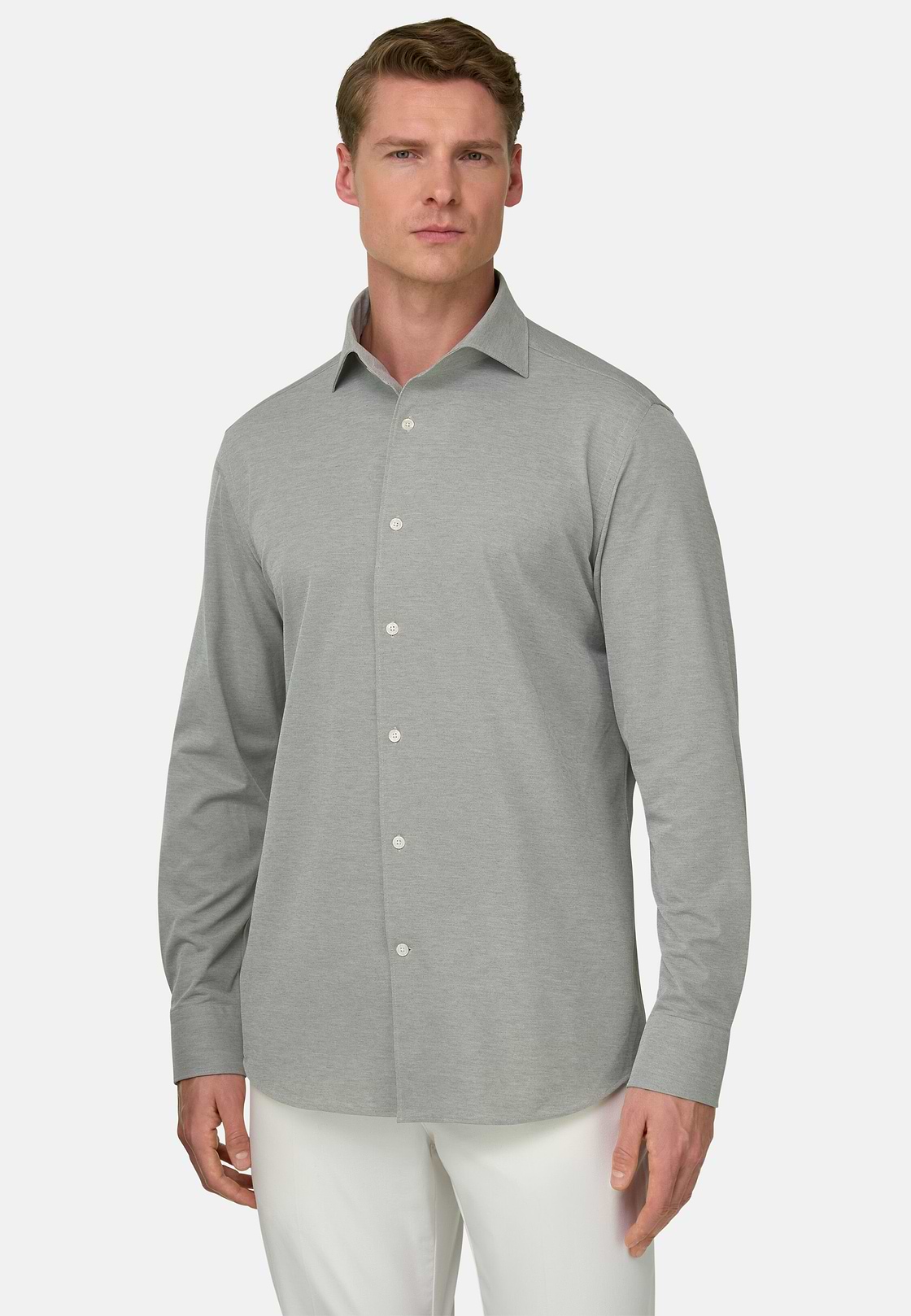 Polohemd Aus Japanischem Jersey Regular Fit, Militärgrün, hi-res, 1