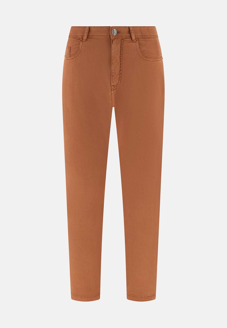 Stretch Cotton/Tencel Jeans, Rot, hi-res