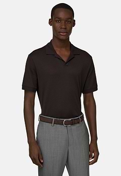 Polo In Cotone Pima Jacquard