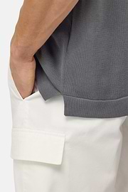 T-Shirt Di Maglia In Cotone Pima, Carbone, hi-res