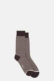 Calcetines Microrrayas, Marron oscuro, thumb, 2