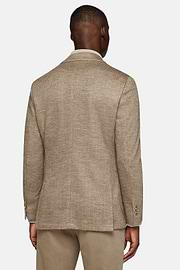 Dove Grey B-Jersey Wool Blend Jacket, Taupe, hi-res