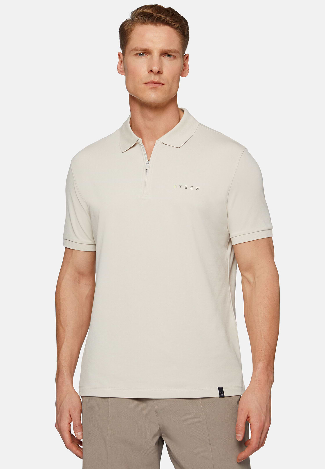 Hochwertiges Piqué-Poloshirt, Sand, hi-res