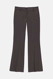 Pantalon en polylin extensible, Marron foncé, thumb, 1