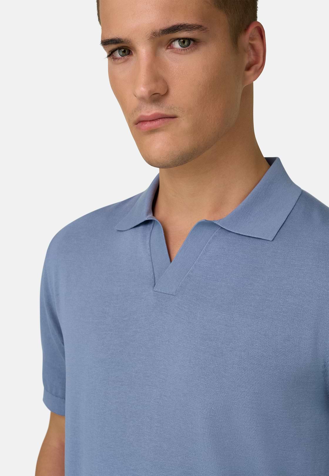 Polo En Coton, Bleu clair, hi-res, 4