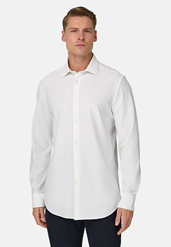 Hemd Aus Elastischem Nylon Slim Fit