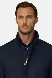 Bomberjacke aus technischem Gewebe B Tech, Navy blau, thumb, 3