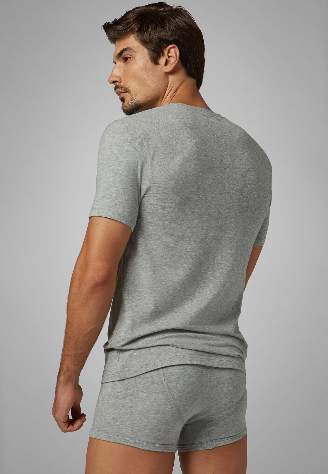 Camiseta En Punto De Algodón Elastificado, , hi-res, 2