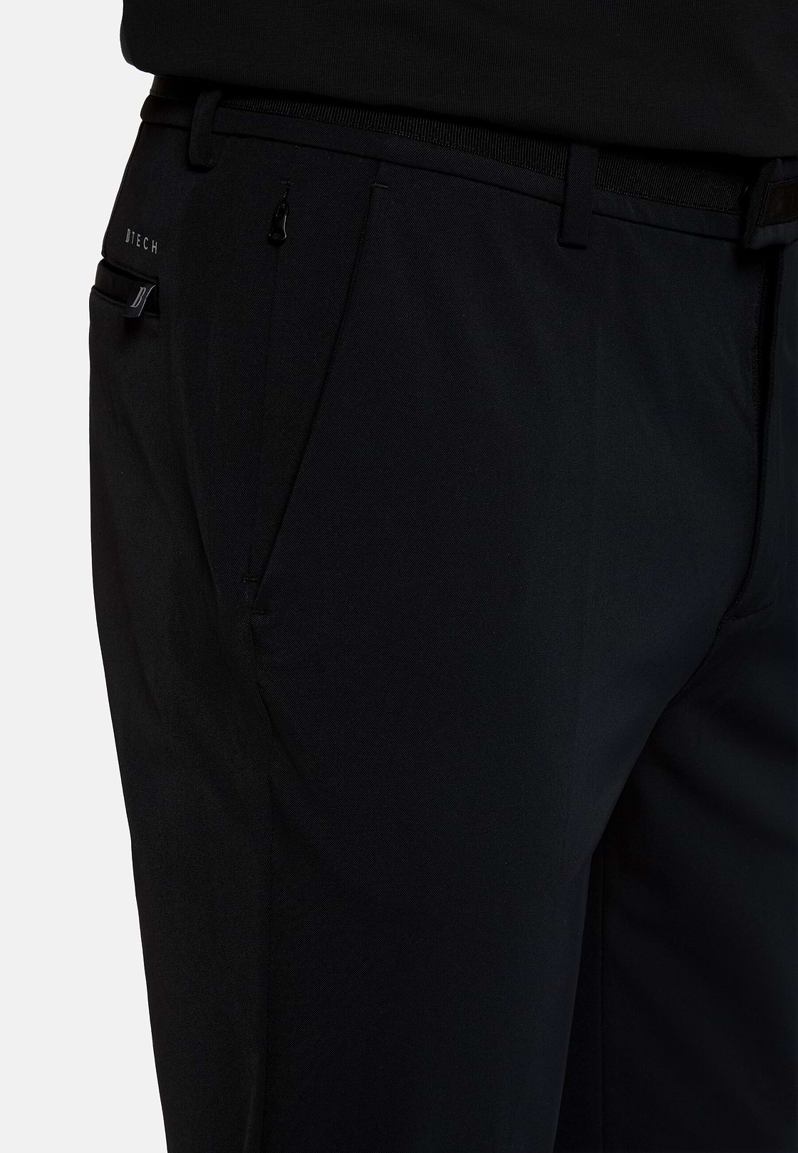 Pantalon En Nylon Extensible B Tech, Noir, hi-res