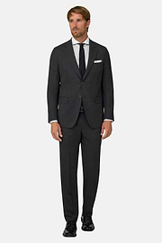 Jacket In Pure Wool Travel, Grey, thumb, 2