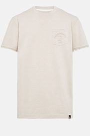 Organic Cotton Blend T-Shirt, Sand, hi-res