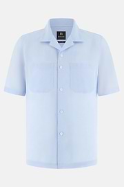 Hemd Aus Leinen Regular Fit, Hellblau, thumb, 6