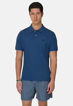 Polo En Piqué de Coton Coupe Classique