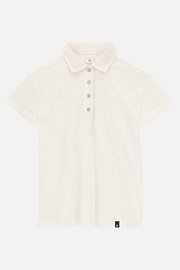 Polo en lin extensible, Blanc, thumb, 5