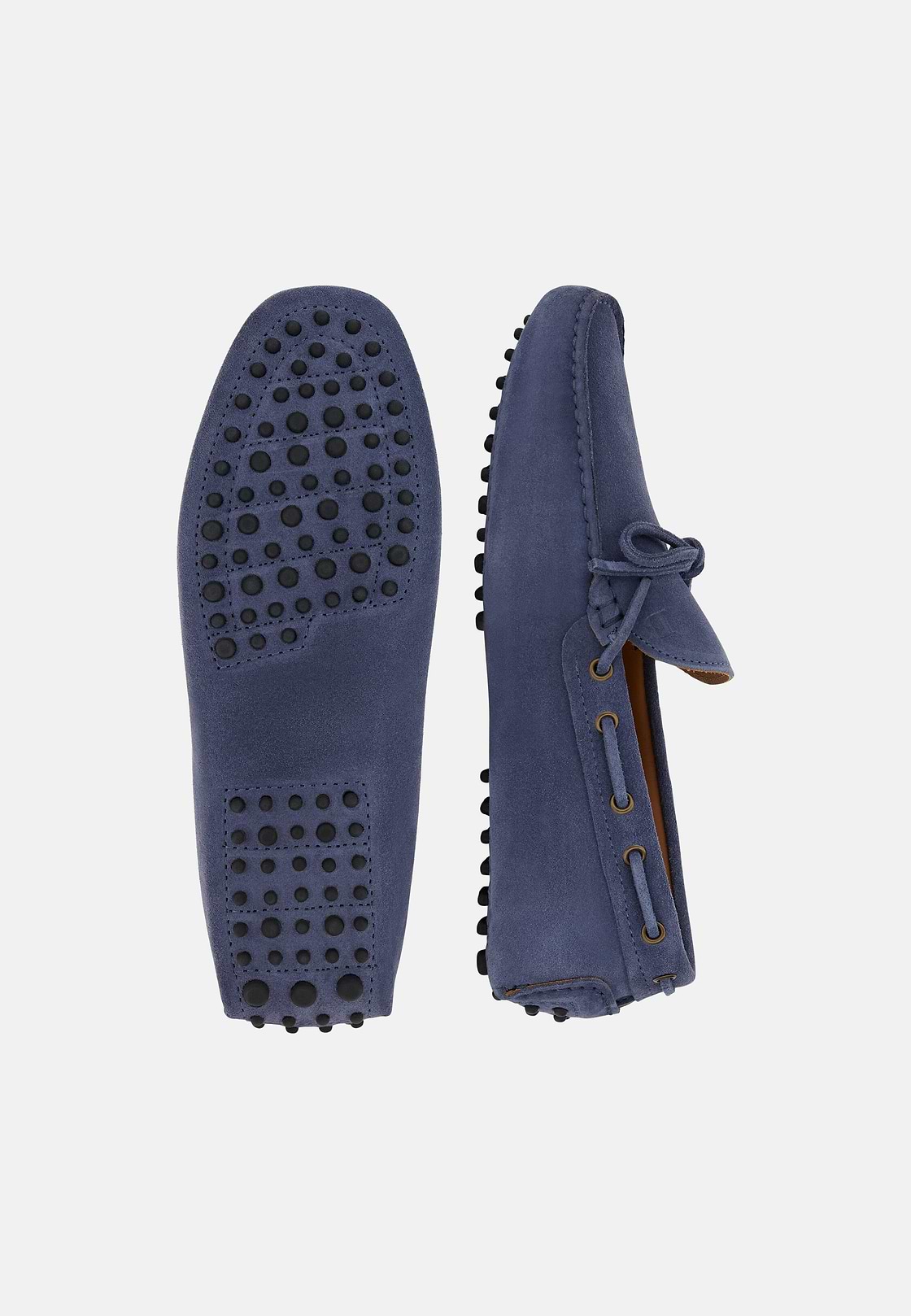 Wind Loafers in Suede Leather, Air-blue, hi-res