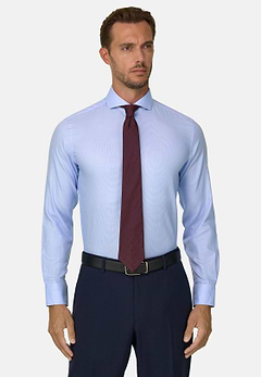 Shirt Houndstooth Cotton Slim Fit