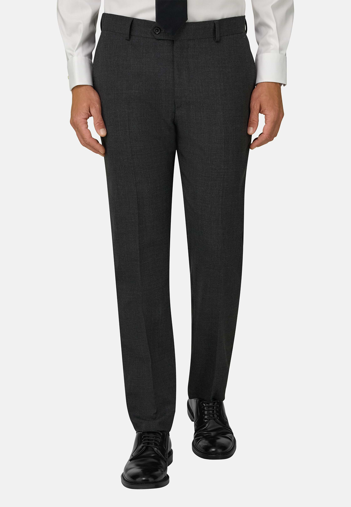 Pants in Pure Wool Travel, Grey, hi-res, 1