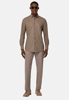 Slim Fit Stretch Nylon Shirt