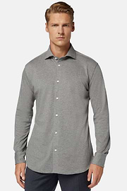 Camisa Estilo Polo De Piqué Corte Regular, , hi-res