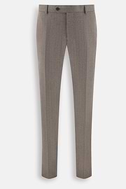 Pak Visgraat Pure Wol Flanel, Taupe, thumb, 8