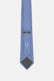 Corbata Estampado Marino de Seta, Azul claro, thumb, 3